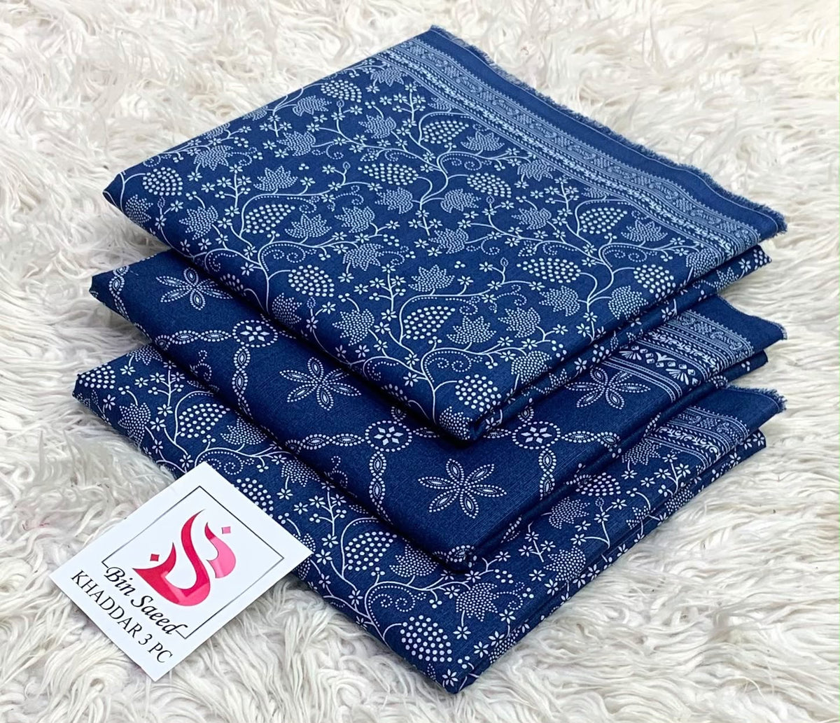 3 Piece Printed Khaddar Unstitched Suit